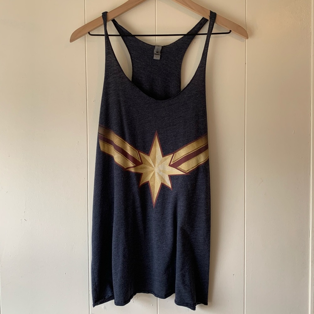 Captain Marvel Tank Top
